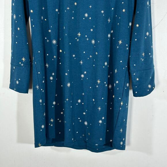 SOMA‎ Embraceable Sleepshirt Into the Night Blue Womans Medium NWT - Picture 2 of 9